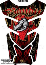 Suzuki Bandit 600 650 1200 1250 Motorcycle Tank Pad Motografix 3D Gel Protector
