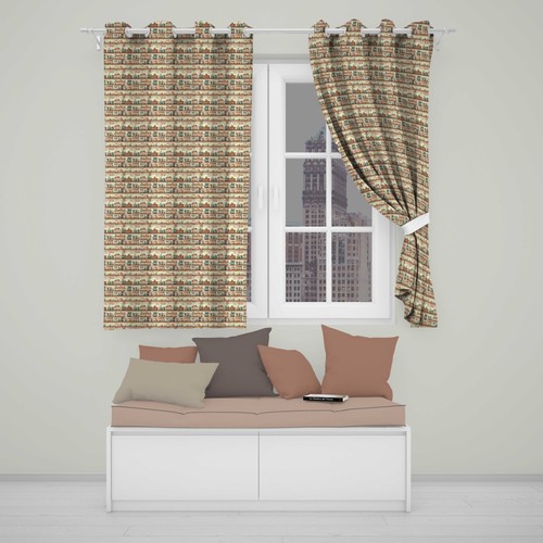 Blackout eyelet curtains - blackout,