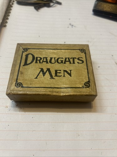 Vintage draughts men original - draughts,