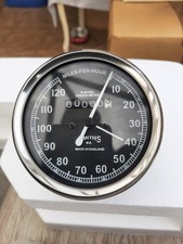 Smiths Speedo S.467/59/L Chronometric 120 Mph Black Face Reproduction