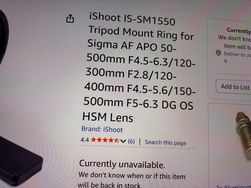 Sigma tripod mount ring - , sm