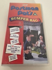 Vintage 90's POSTMAN PAT Bumper Bag Kids Children VHS Video Tape