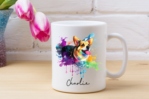 Free post corgi white mug - free,
