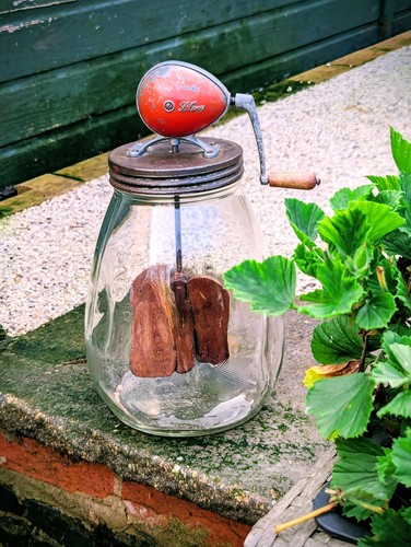 Vintage blow butter churn - blow,