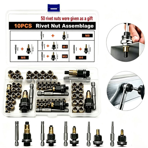Head rivet nut tool - rivet,