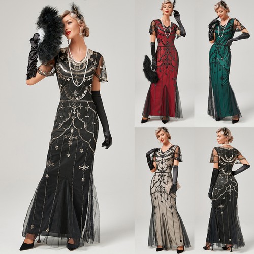 Vintage 1920s flapper dress - 1920s,