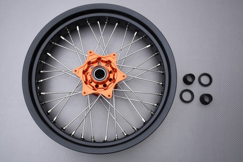 Orange supermoto spoked - supermoto,