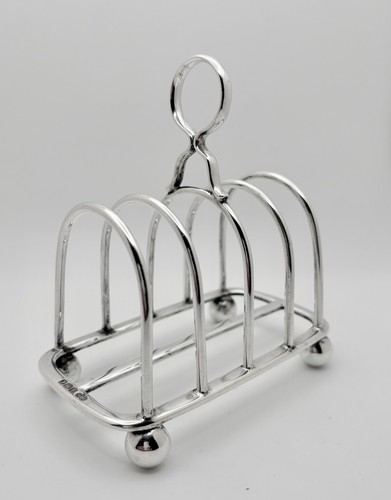 Sterling silver toast rack - silver,