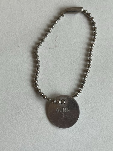 Vintage tommy gunn dogtag - vintage,