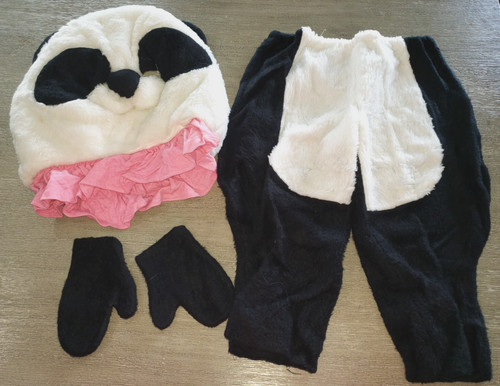 Girls panda plush halloween - panda,