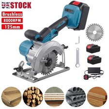 Makita Circular Saw Cordless Cutter Electric For 18V Brushless Wood 2Batteries