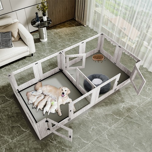 Xxl wooden dog playpen - xxl,