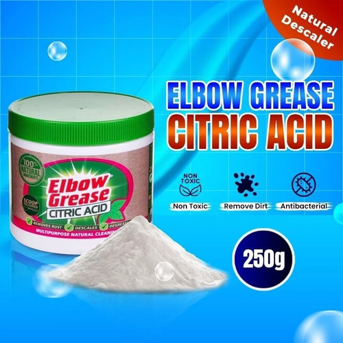 Citric acid elbow - acid, grease
