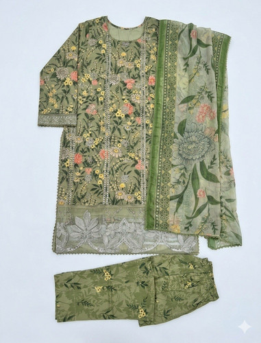 Maria inspired green floral - maria,