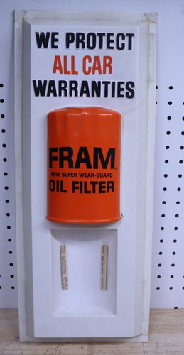 Rare vintage fram - vintage, oil