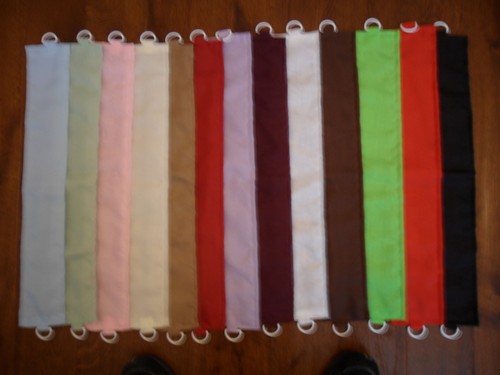 Voile curtain panels tie backs - voile,