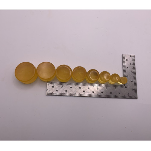 Orange resin ear - , stretchers