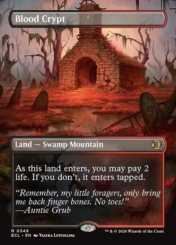 Mtg blood crypt borderless - ~, (borderless