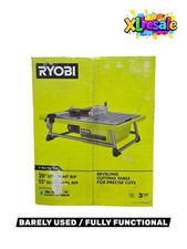 RYOBI 4.8 -Amps 7 in. Blade Corded Tabletop Wet Tile Saw WS722 LIGHTLY USED