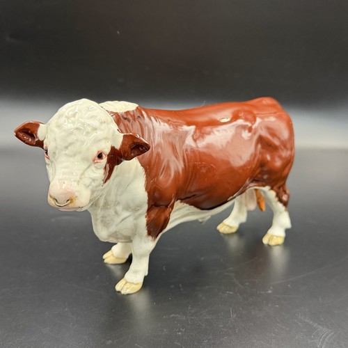 Beswick hereford bull brown - bull,