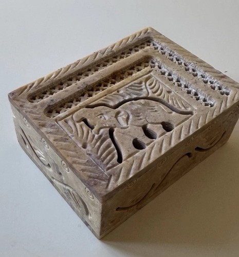 Soapstone elephant design