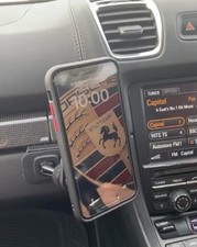 Porsche Compatible Fully Adjustable Phone Mount 981 718 911 Boxster Cayman