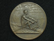 FREDERIC BRONZE MEDAL de VERNON - WATER SPORT - VERSAILLES - 47mm