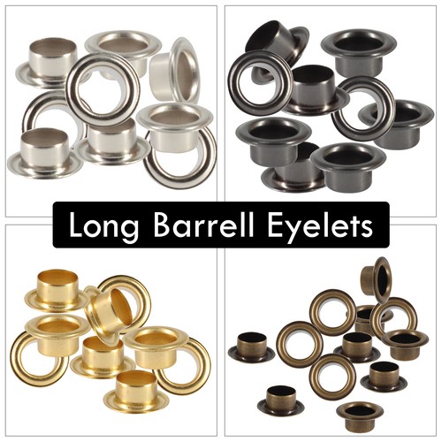 100pcs long barrel eyelets - barrel,