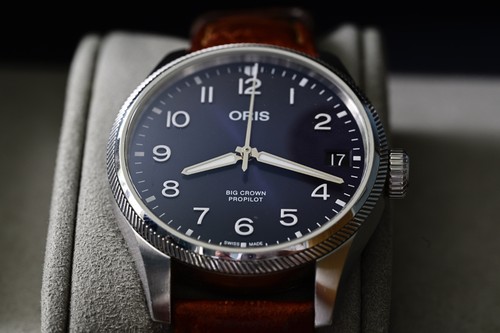 Oris big crown - propilot, blue