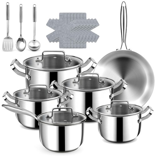 21p stainless steel pots and - stainless,