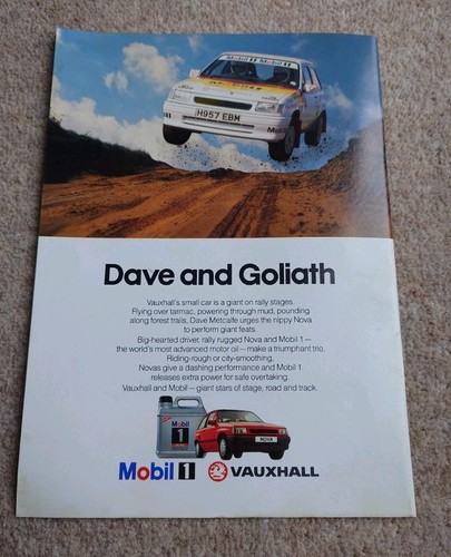 Original vauxhall nova gte - original,