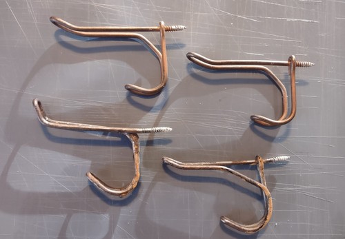 Vintage twisted wire screw - wire,