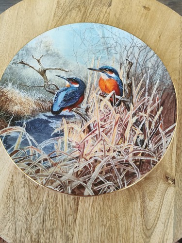 Coalport kingfisher at dawn - kingfisher,