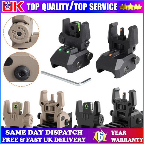 Foldable iron sights flip - iron, flip-up