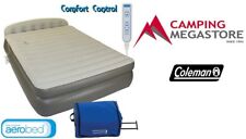 COLEMAN AEROBED QUEEN DOUBLE HEIGHT HEADBOARD MATTRESS AIR BED WITH PUMP