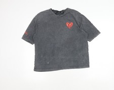 Keith Haring Art Grey T-Shirt XS Unisex Adults