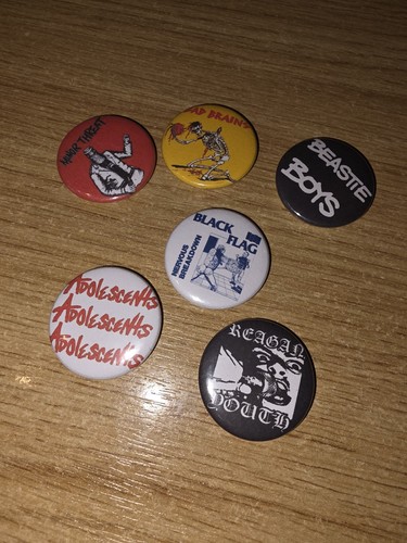 Hardcore punk button - hardcore,