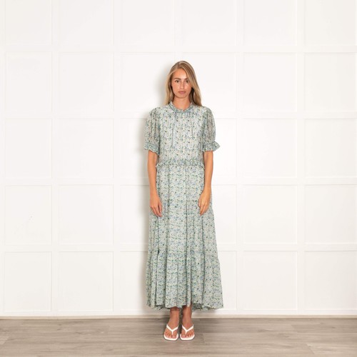 Sister jane green micro floral - green,