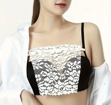 Modesty Panel Cami Secret Clip On Camisole Modesty Panel White