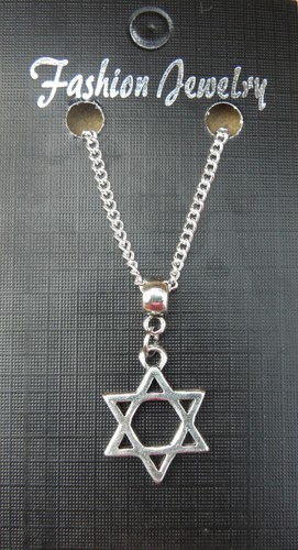 Star david necklace or - david, 18"
