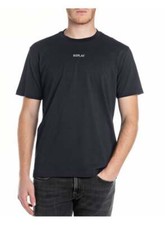 Replay Logo T Shirt Black