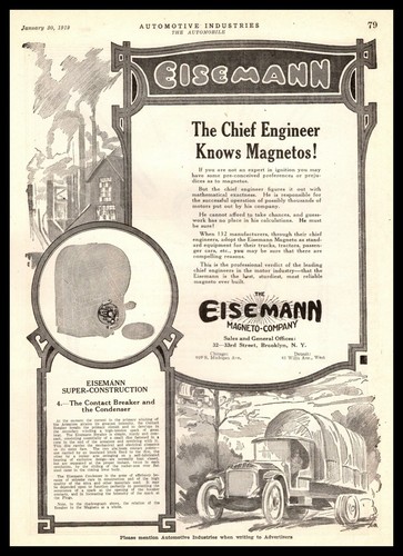 1919 the eisemann - 1919, magneto
