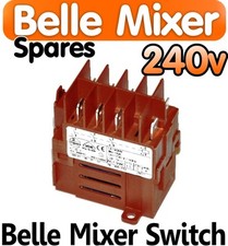 Belle Cement Concrete Mixer 240v ON OFF Switch Minimix 150 Spares Parts Electric
