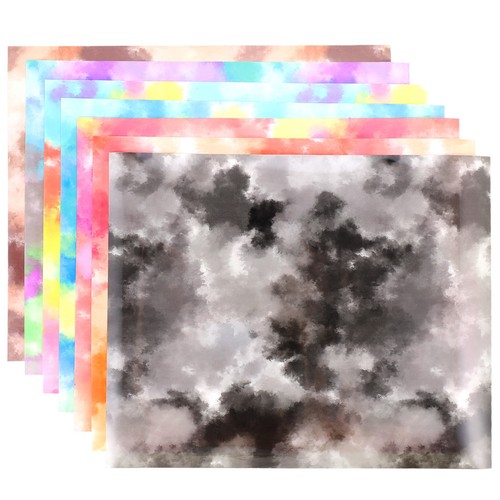 7pcs tie dye heat transfer - 7pcs,