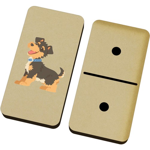 Terrier dog standing - 'terrier, domino