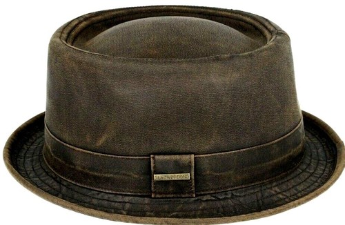 Mens pork pie hat faux - mens,