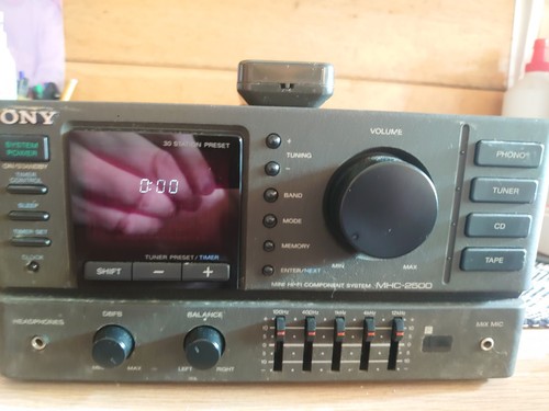 Sony mhc 2500 - sony, fm/am