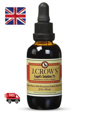 J.Crow's Lugol's Solution of Iodine, 2 Ounce - UK SELLER