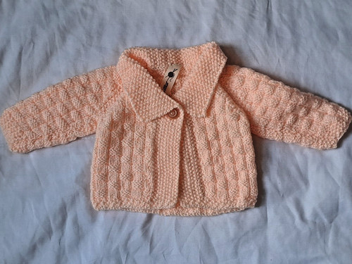 Hand knitted new born baby - knitted,