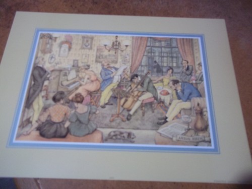 Anton pieck vintage print - vintage,